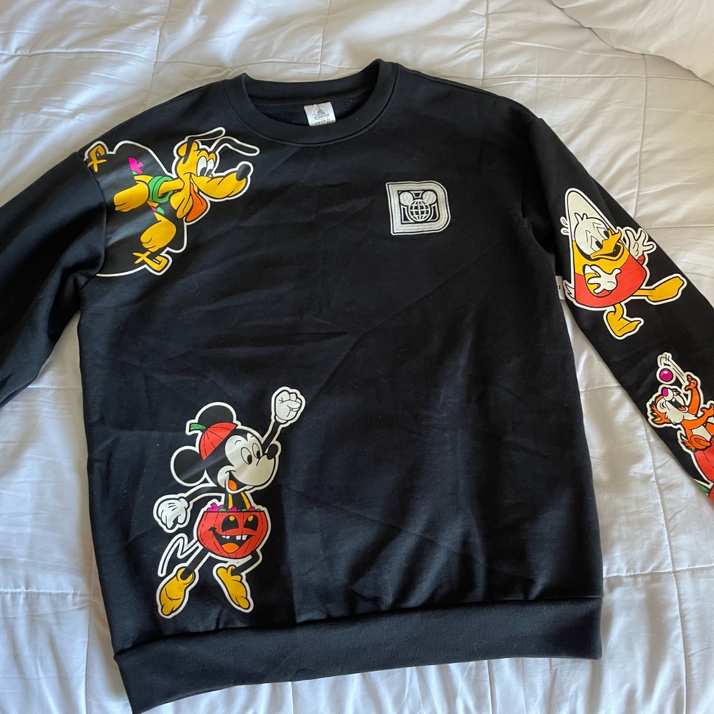 Disney Character Halloween Sweatshirt